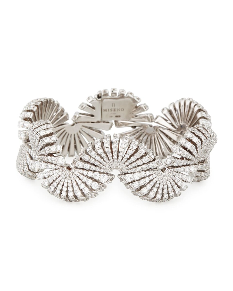 Ventaglio 18k White Gold Diamond Bracelet
